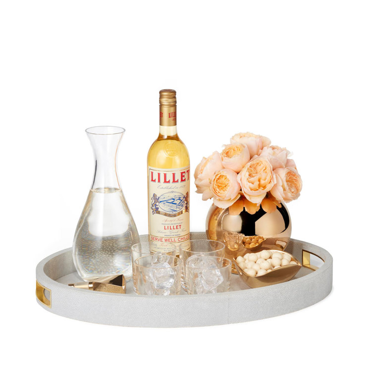 AERIN Oval Vanity Decorative Tray Perigold